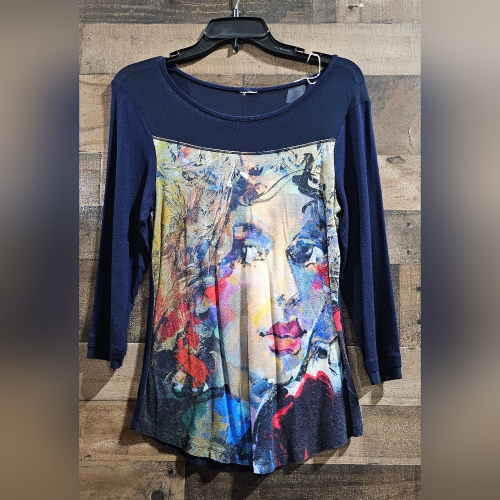Boutique Top Sheer Upper size Small
